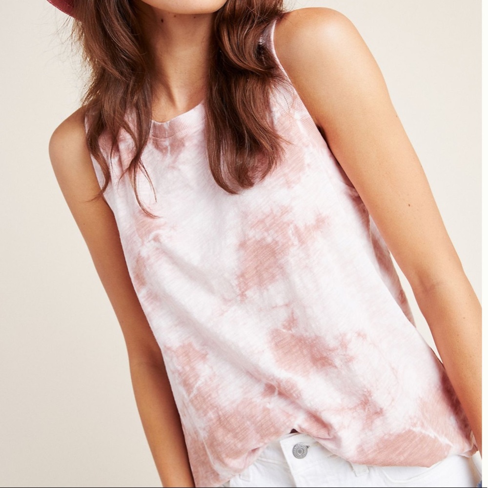 NEW!!! ANTHROPOLOGIE ELSIE TIE-DYE TANK TOP M